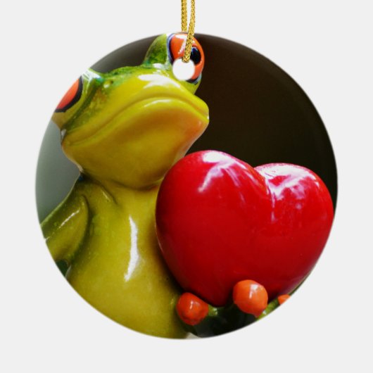 Ik hou van me...Ik ben Lonley. Keramisch Ornament (Voorkant)