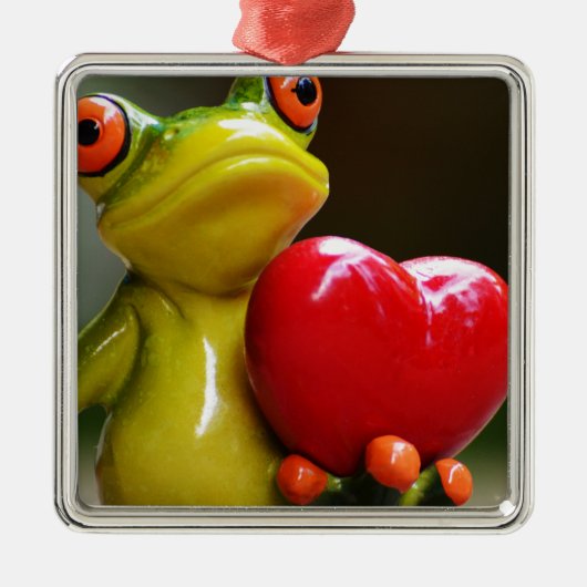 Ik hou van me...Ik ben Lonley. Metalen Ornament (Voorkant)