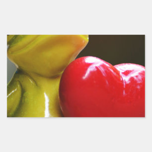 Ik hou van me...Ik ben Lonley. Rechthoekige Sticker