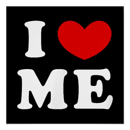Ik hou van me, ik hart me perfect poster (Voorkant)