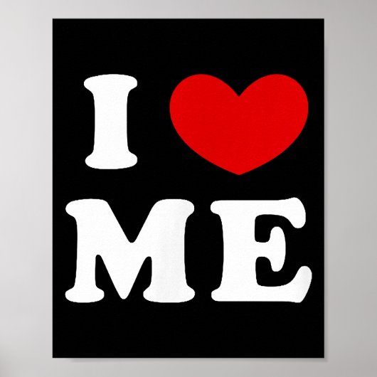 Ik hou van me, ik hart me poster (Voorkant)