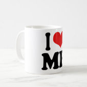 Ik hou van me koffiemok (Voorkant links)