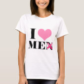 Ik hou van me (mannen) t-shirt (Voorkant)