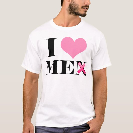 Ik hou van me (mannen) t-shirt (Voorkant)