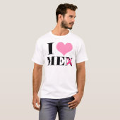 Ik hou van me (mannen) t-shirt (Voorkant volledig)