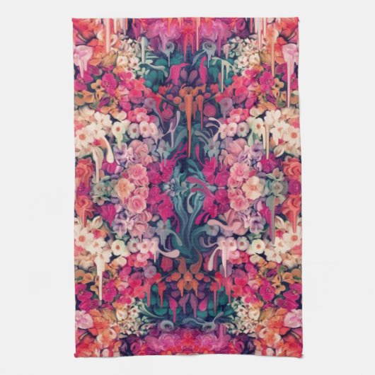 Ik hou van me... misschien, smeltpatronen theedoek (Verticaal)