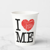 Ik hou van me papieren bekers (Voorkant)