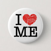 Ik hou van me ronde button 5,7 cm (Voorkant)