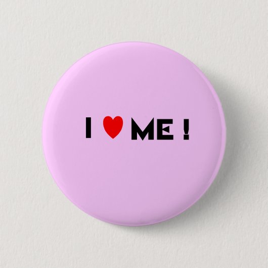Ik hou van me ronde button 5,7 cm (Voorkant)