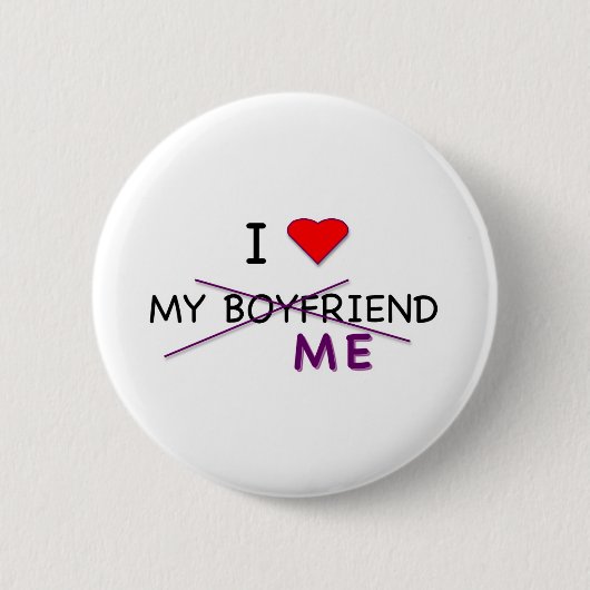 Ik hou van me ronde button 5,7 cm (Voorkant)