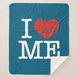 Ik hou van me sherpa deken