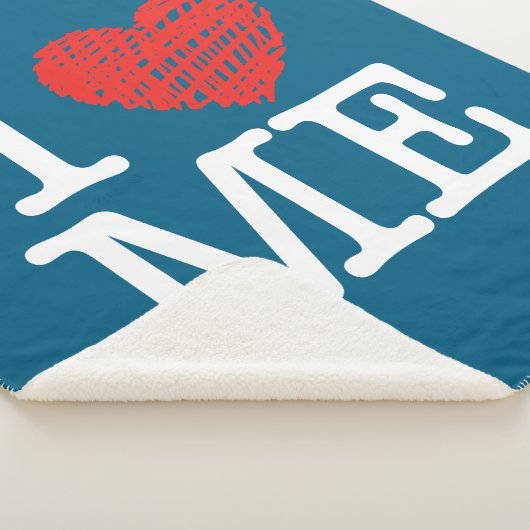 Ik hou van me sherpa deken (3/4)