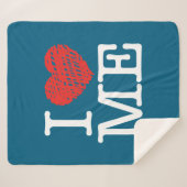 Ik hou van me sherpa deken (Voorkant (horizontaal))