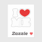 Ik hou van me sticker (Vel)