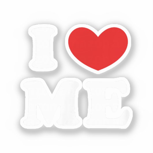 Ik hou van me sticker (Voorkant)