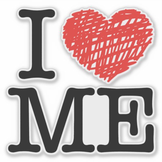 Ik hou van me sticker (Voorkant)