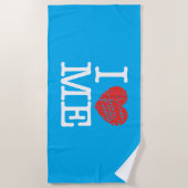 Ik hou van me strandlaken (Voorkant)