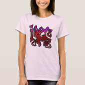 Ik hou van me T-shirt (Voorkant)