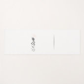 "Ik hou van me" Yoga Mat (Voorkant (horizontaal))