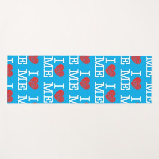 Ik hou van me yogamat (Voorkant (horizontaal))