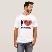 Ik hou van mechanica t-shirt (Voorkant volledig)