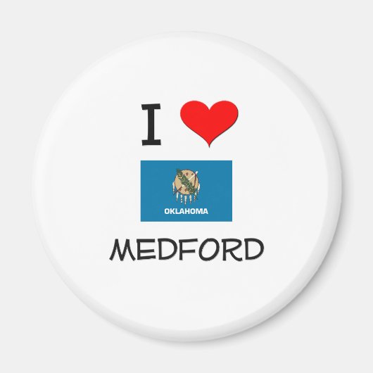 Ik hou van Medford Oklahoma Magneet (Voorkant)