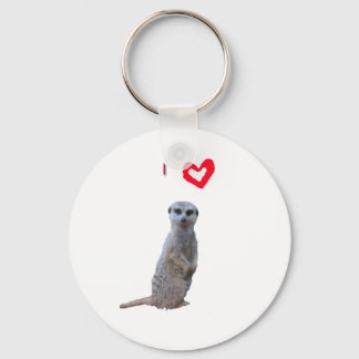 Ik hou van Meerkats Sleutelhanger