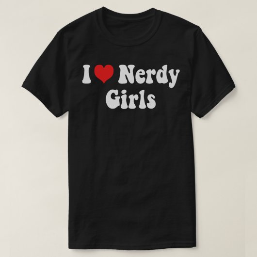 Ik hou van meisjes t-shirt (Design voorkant)