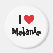 Ik hou van Melanie Magneet (Voorkant)
