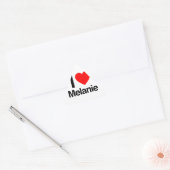 ik hou van melanie sticker (Envelop)