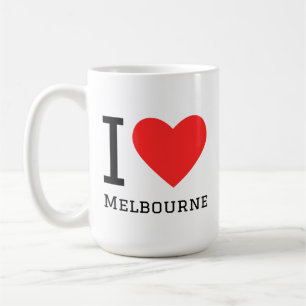 Ik hou van Melbourne  Koffiemok