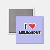 Ik hou van Melbourne Magneet (Voorkant / Achterkant)
