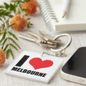 Ik hou van Melbourne Sleutelhanger (Voorkant Rechts)