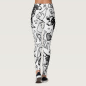 Ik hou van melk leggings (Achterkant)