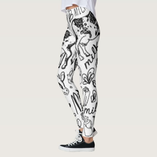 Ik hou van melk leggings (Links)