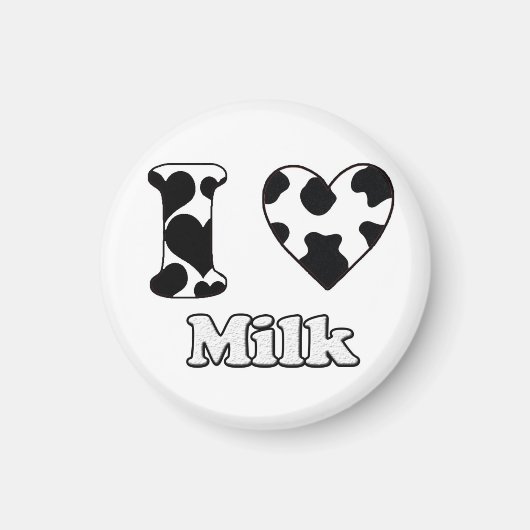 Ik hou van Melk Magneet (Voorkant)