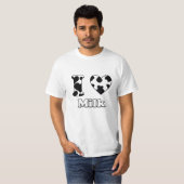 Ik hou van melk t-shirt (Voorkant volledig)