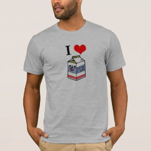 Ik hou van melk t-shirt