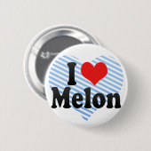 Ik hou van Melon Ronde Button 5,7 Cm (Voorkant /achterkant)
