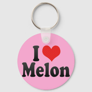 Ik hou van Melon Sleutelhanger