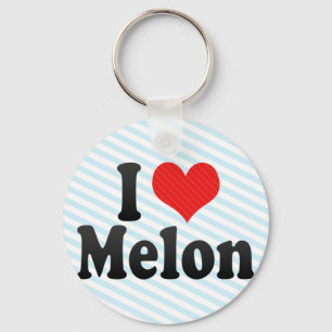 Ik hou van Melon Sleutelhanger