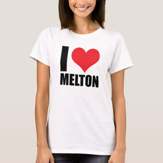 Ik hou van Melton T-shirt (Voorkant)