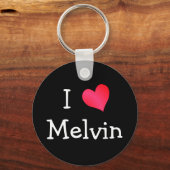 Ik hou van Melvin Sleutelhanger (Voorkant)