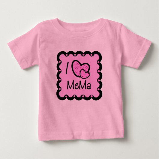 Ik hou van Mema Cute T-Shirt (Voorkant)