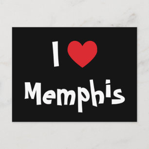 Ik hou van Memphis Briefkaart