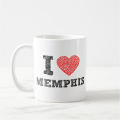 Ik hou van Memphis Koffiemok (Links)