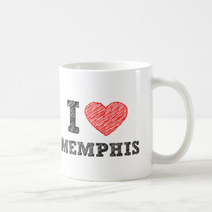 Ik hou van Memphis Koffiemok