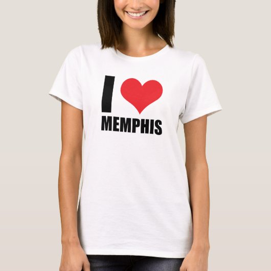 Ik hou van Memphis T-shirt (Voorkant)