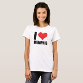 Ik hou van Memphis T-shirt (Voorkant volledig)