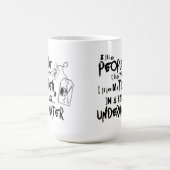 Ik hou van mensen hoe ik van thee hou koffiemok (Center)